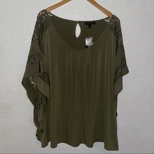 Lane Bryant Lace Blouse